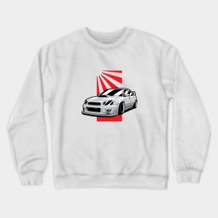 White Impreza WRX STI JDM Stance Crewneck Sweatshirt